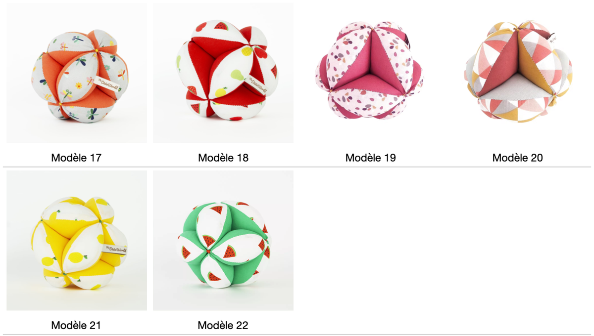 Gevarieerde modellen sensorische babyballen met belletje