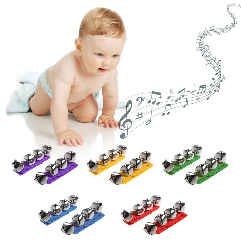 Rammelarmband voor baby's met levendige kleuren en stimulerende klanken
