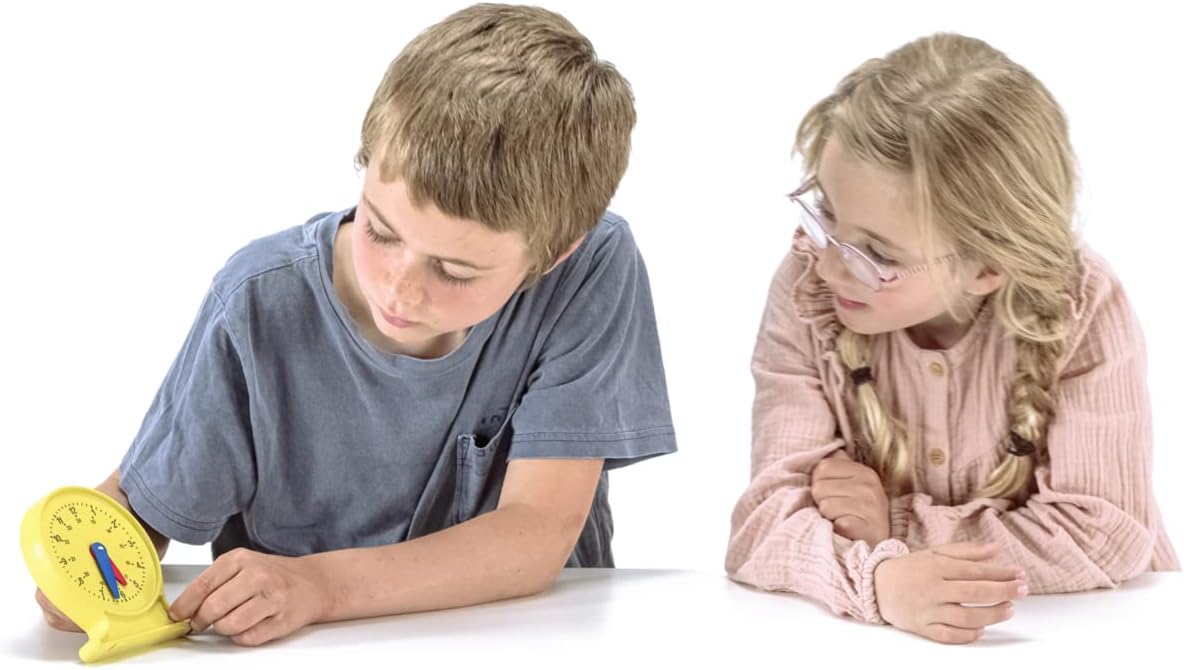 De tijd leren aflezen en tijdsduur berekenen met de leerklok