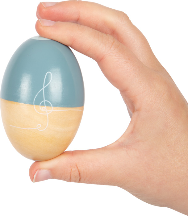 Montessori houten maracas schudei - Witte noot en muzikale sensorische voor baby's