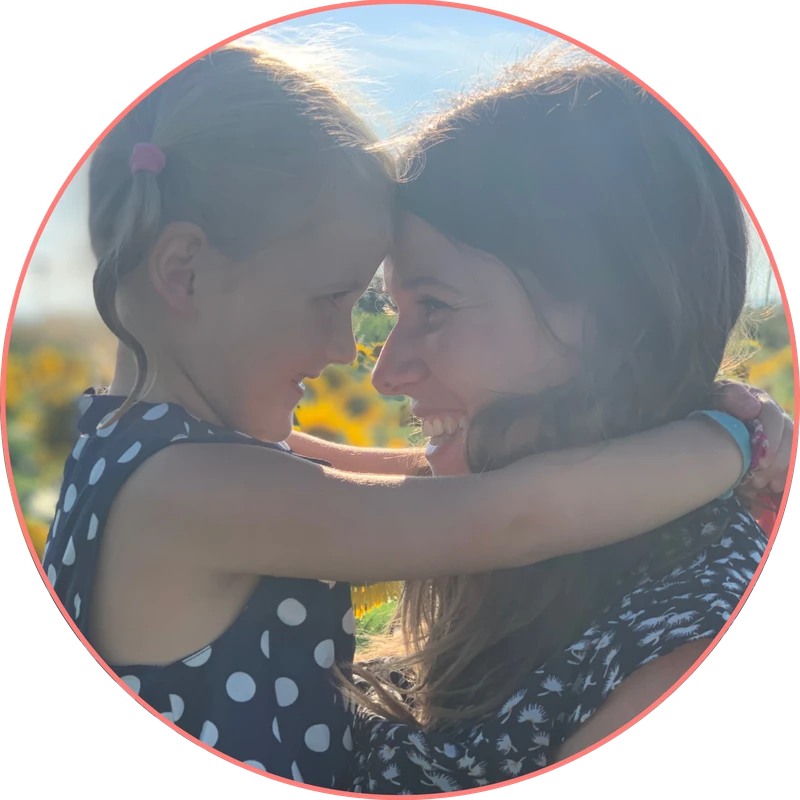 Mary Detrez et sa fille Élia