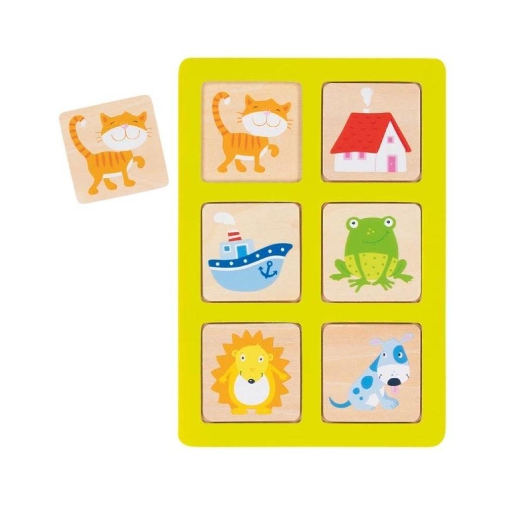 Wooden Montessori Animal Matching Game – Picture Lotto & Memory - Weergave 4