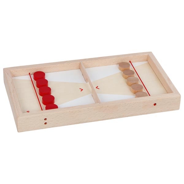 Wooden table curling game with sling puck – 2-in-1 reversible board